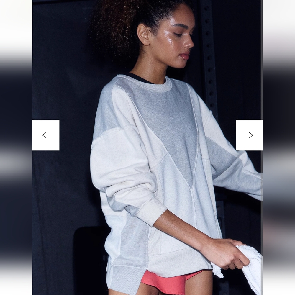 Fp Movement By Free People Making It Pullover In Mixed Heather Combo